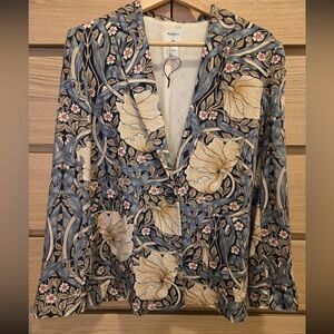 H&M Art Nouveau Print Blazer NWOT